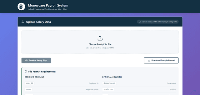 Payroll & Payslip Automation System